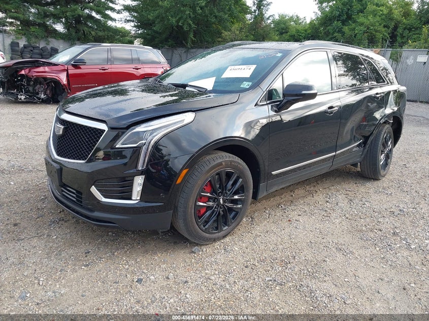 Vin: 1gykngrs7rz705694, lot: 46190102, cadillac xt5 awd sport 20242