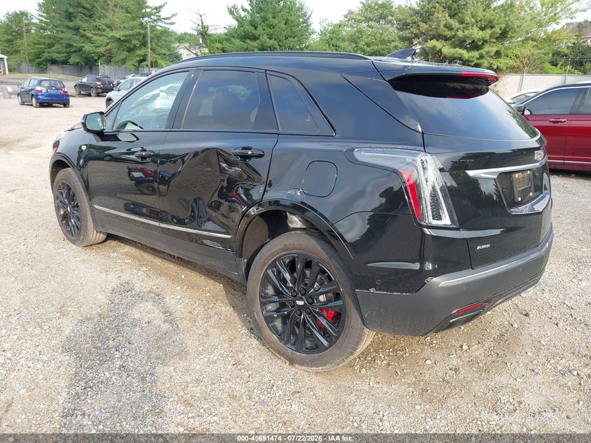 Vin: 1gykngrs7rz705694, lot: 46190102, cadillac xt5 awd sport 20243