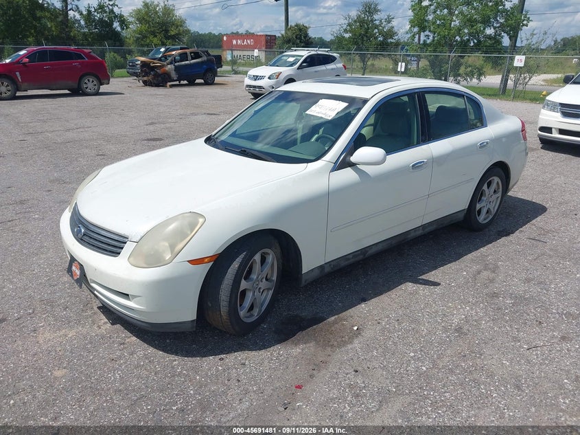 2003 Infiniti G, Обычный износ, IAAI, VIN JNKCV51E73M024667 — фото 2