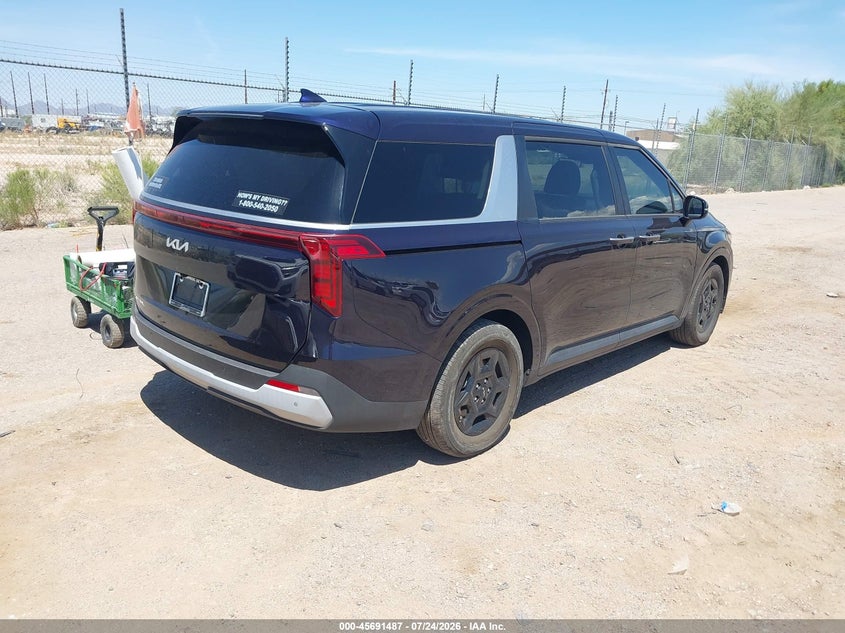 Vin: kndnb5k36s6522717, lot: 46190115, kia carnival mpv lxs 20254