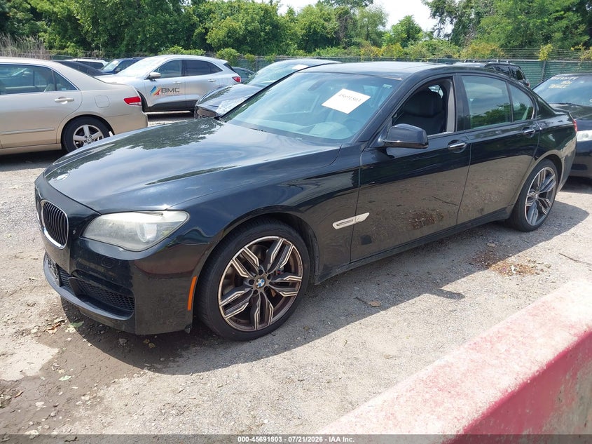 Vin: wbaka8c57cds99587, lot: 46190131, bmw 750i 20122