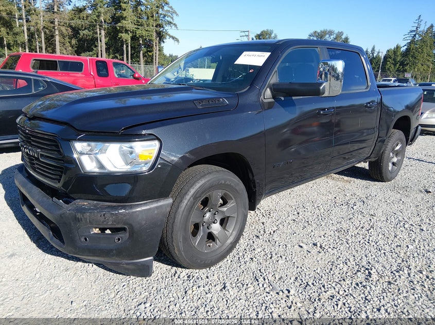 Vin: 1c6rrefg1ln318156, lot: 46190137, ram 1500 big horn  4x2 5'7 box 20202