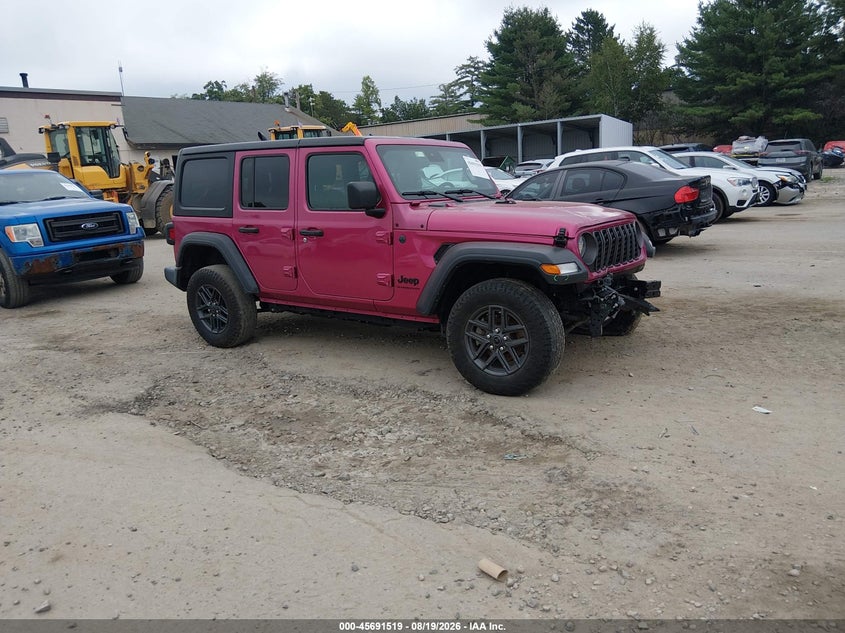 Vin: 1c4pjxdg5rw328312, lot: 46190146, jeep wrangler 4-door sport s 4x4 20241