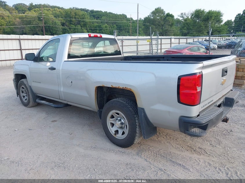 Vin: 1gcncpeh8ez276109, lot: 46190153, chevrolet silverado 1500 work truck 20143