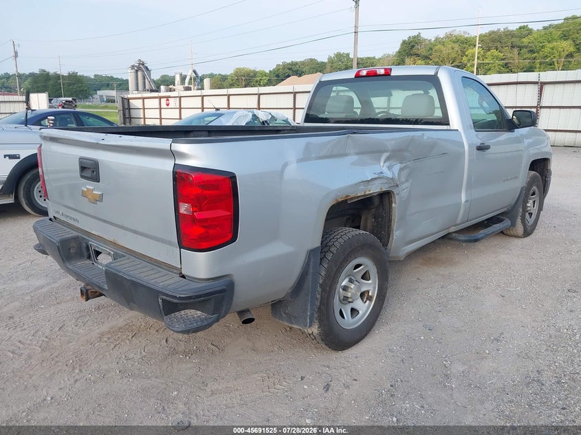 Vin: 1gcncpeh8ez276109, lot: 46190153, chevrolet silverado 1500 work truck 20144