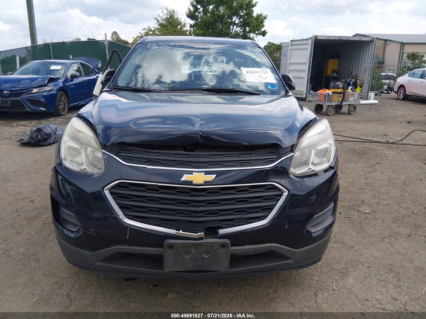 2016 Chevrolet Equinox Ls VIN: 2GNALBEK2G6241293 Lot: 45691527