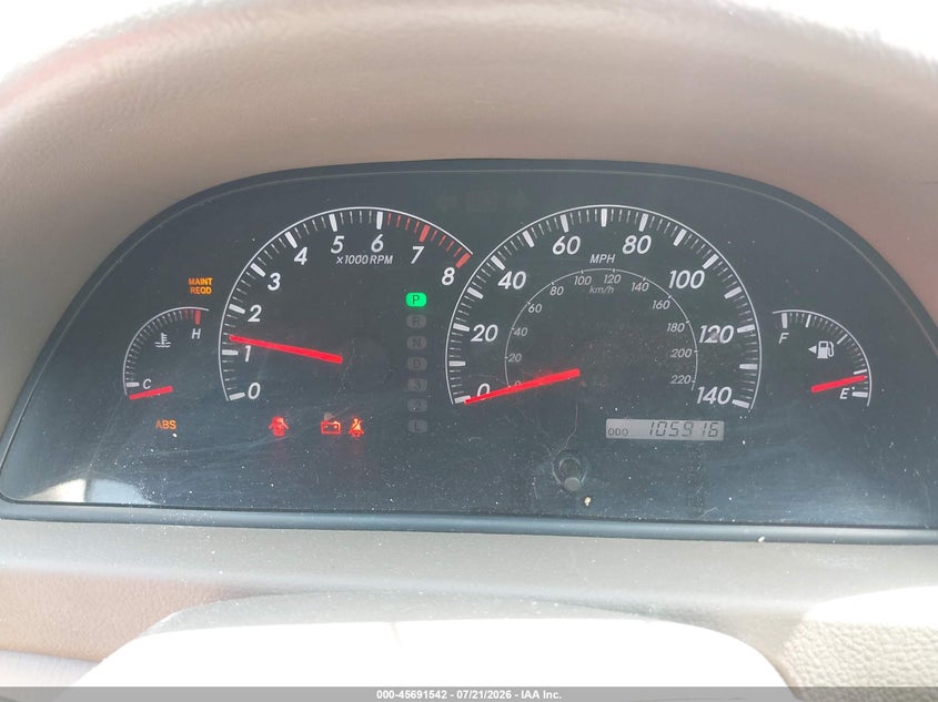 2005 Toyota Camry Le VIN: 4T1BE30K85U089986 Lot: 45691542