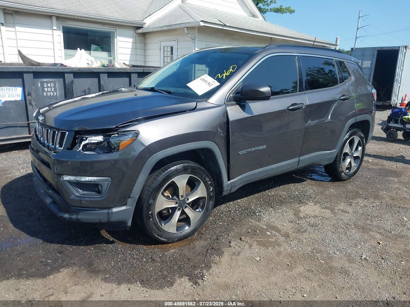 Vin: 3c4njdbb9jt162626, lot: 46190190, jeep compass latitude 4x4 20182