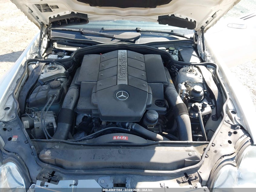 MERCEDES-BENZ SL 500 2005 VIN WDBSK75F25F092398