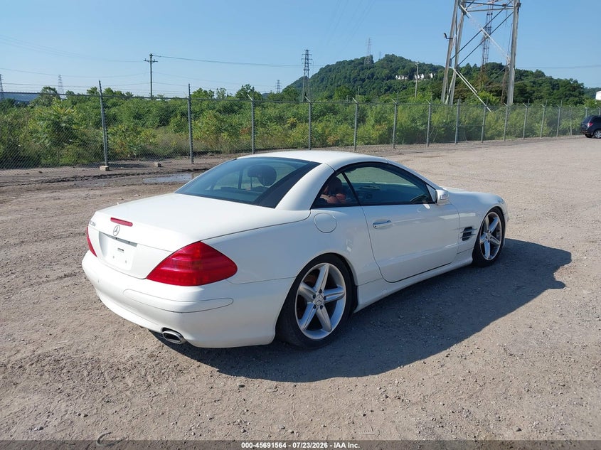 MERCEDES-BENZ SL 500 2005 VIN WDBSK75F25F092398