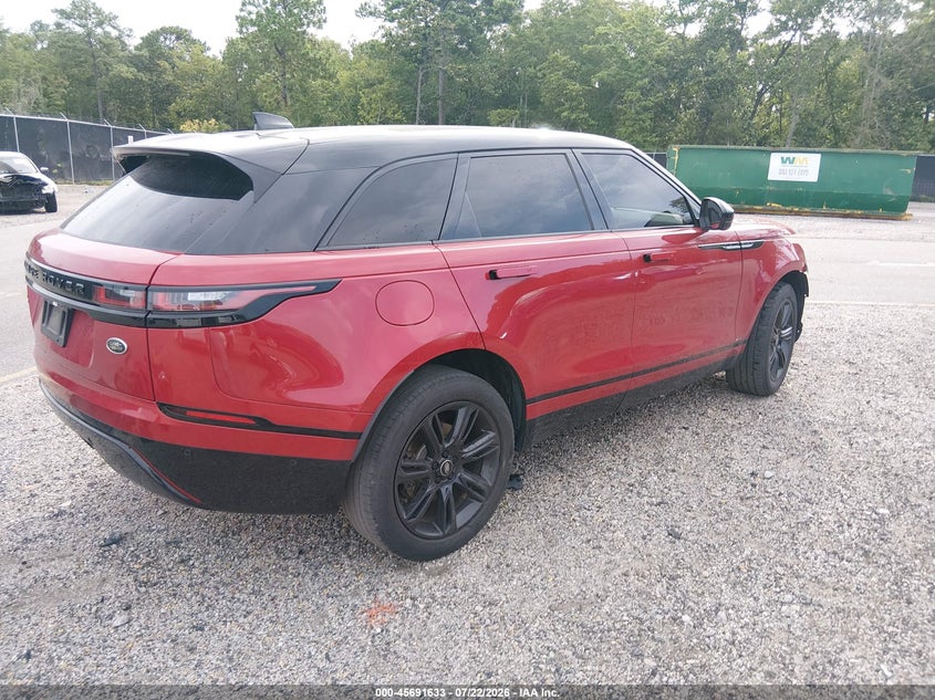 Vin: salyt2ex2ma326550, lot: 46190261, land rover range rover velar p250 r-dynamic s 20214