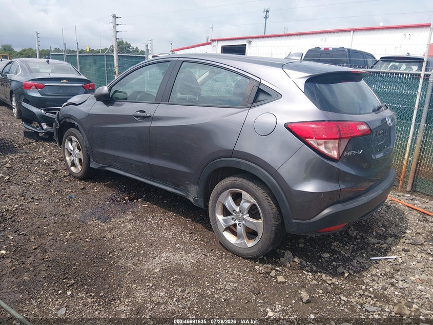 Vin: 3czru6h35gm718478, lot: 46190263, honda hr-v lx 20163