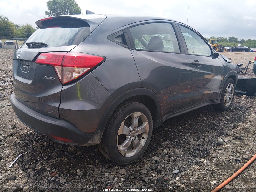 Vin: 3czru6h35gm718478, lot: 46190263, honda hr-v lx 20164