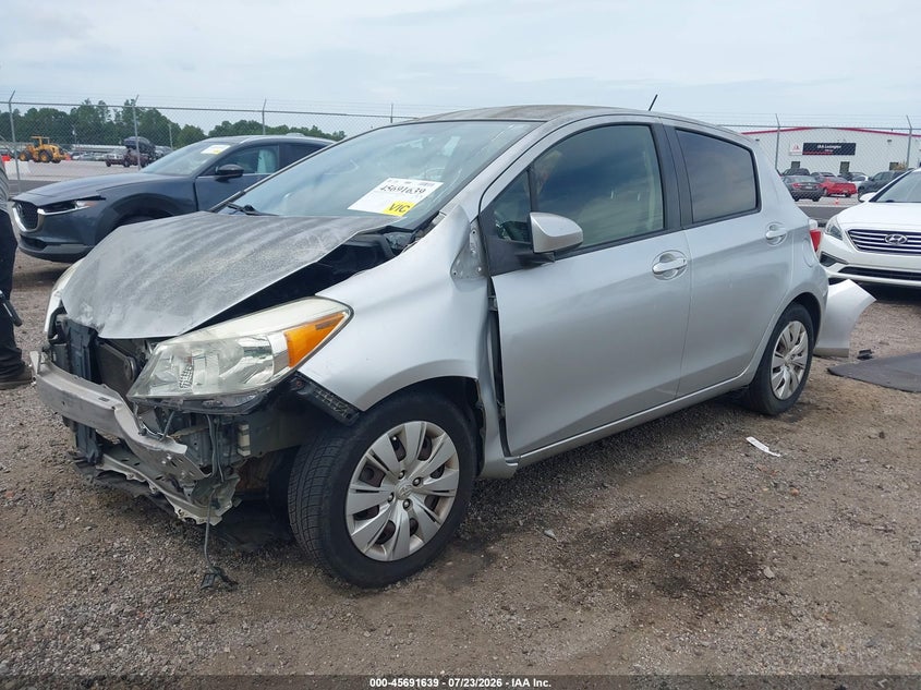 Vin: jtdktud31ed577180, lot: 46190267, toyota yaris le (tmc/cbu plant) 20142