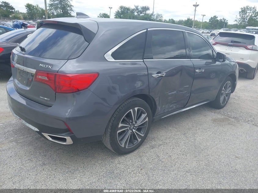 Vin: 5j8yd4h52ll017210, lot: 46190268, acura mdx technology package 20204