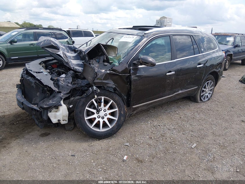 Vin: 5gakrckd4dj240685, lot: 46190306, buick enclave leather 20132