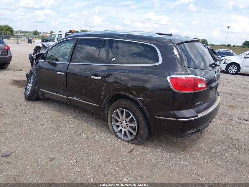 Vin: 5gakrckd4dj240685, lot: 46190306, buick enclave leather 20133