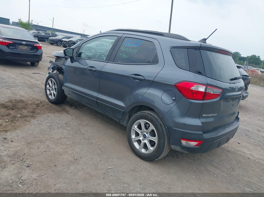Vin: maj3s2ge8kc303202, lot: 46190335, ford ecosport se 20193