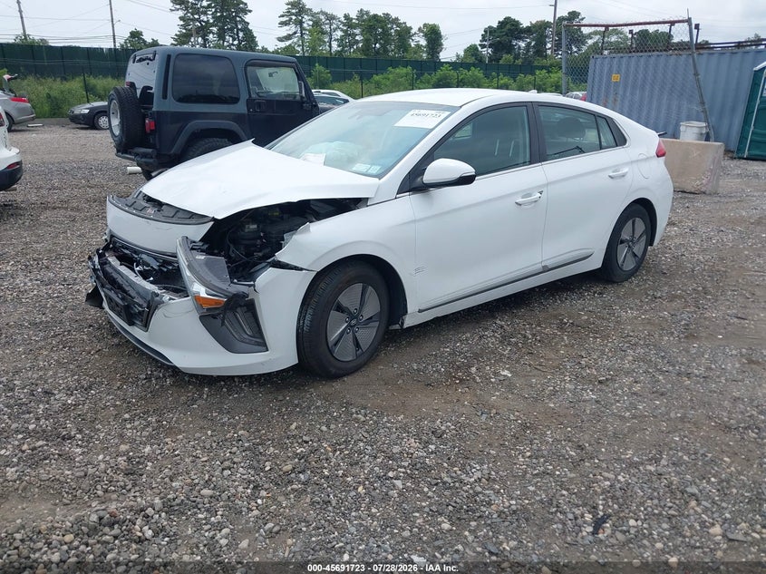 Vin: kmhc75lc0lu221134, lot: 46190351, hyundai ioniq hybrid se 20202