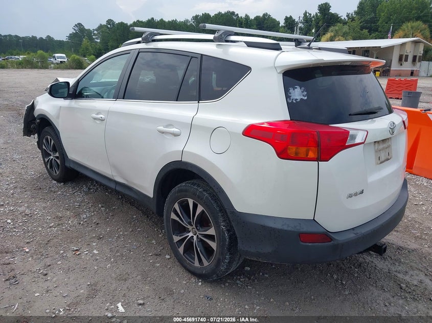 2015 TOYOTA RAV 4 SPORT UTILITY VEHICLE 2.5L I-4 DOHC, VVT, 176HP