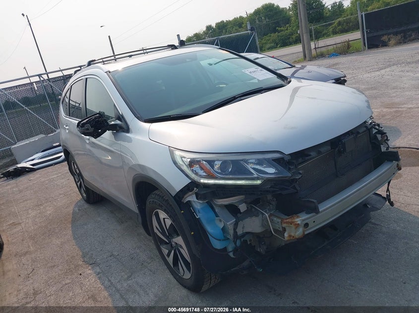 Vin: 5j6rm4h96fl073638, lot: 46190376, honda cr-v touring 2015 img_1
