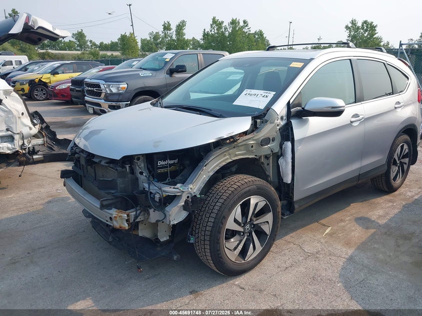 Vin: 5j6rm4h96fl073638, lot: 46190376, honda cr-v touring 20152