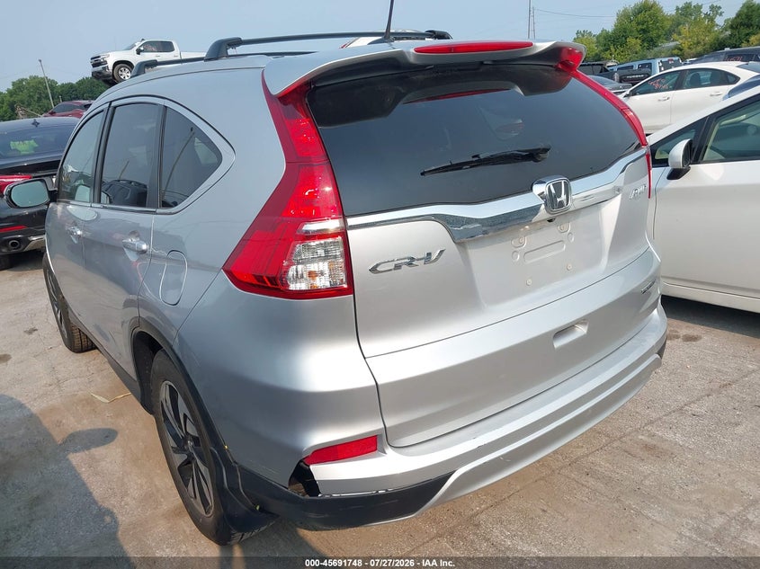 Vin: 5j6rm4h96fl073638, lot: 46190376, honda cr-v touring 20153