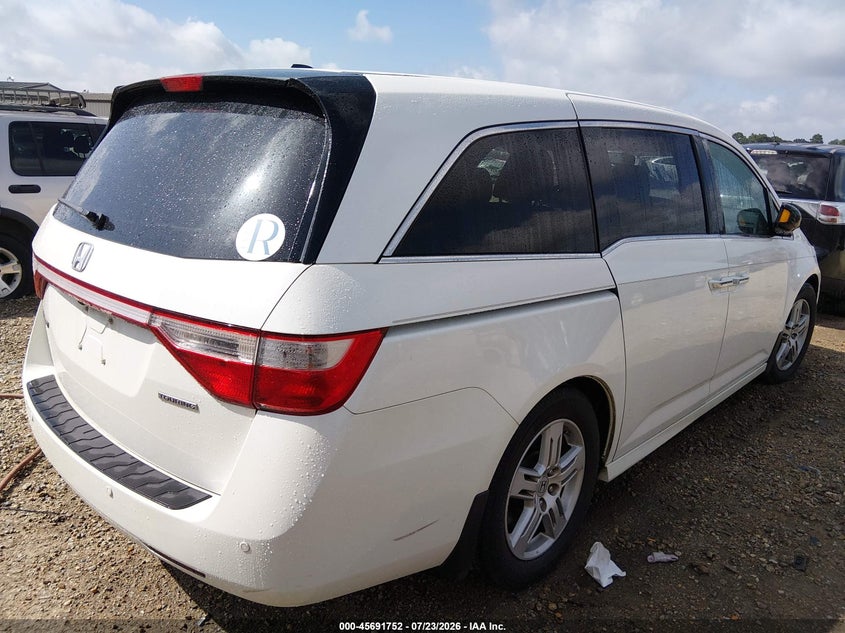 Vin: 5fnrl5h91db005911, lot: 46190380, honda odyssey touring/touring elite 20134