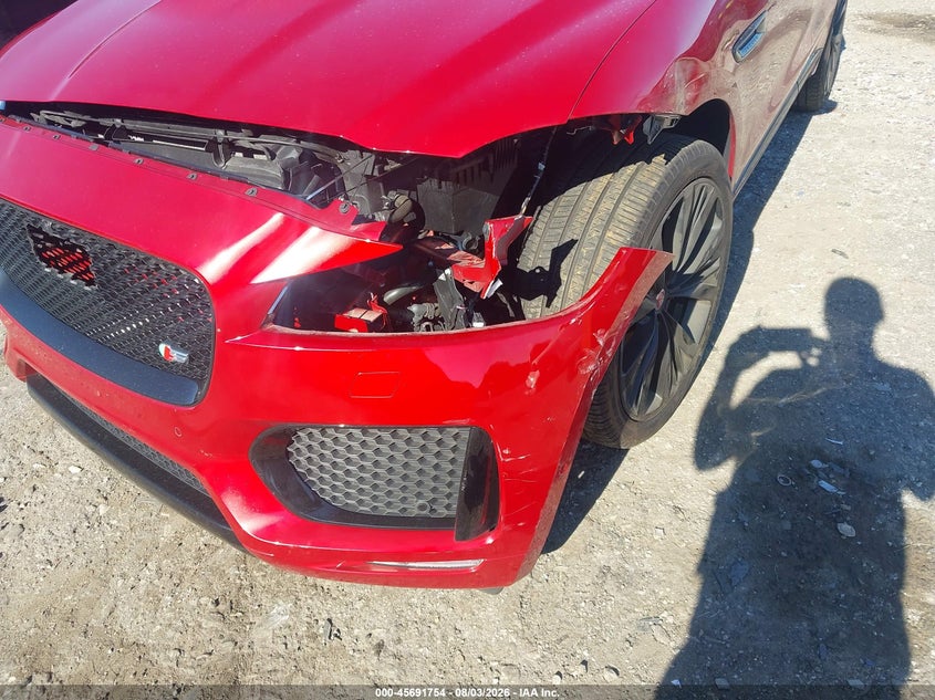 2020 JAGUAR F-PACE SPORT UTILITY VEHICLE 3.0L V-6 DI, DOHC, VVT, SUPERCHARGER, 380HP