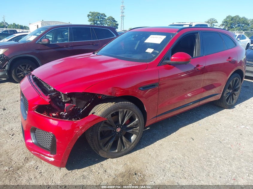 Vin: sadcm2fvxla620566, lot: 46190382, jaguar f-pace s p380 awd automatic 20202