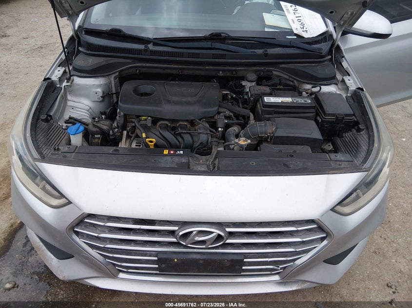 2019 HYUNDAI ACCENT SEDAN 1.6L I-4 DI, DOHC, VVT, 130HP