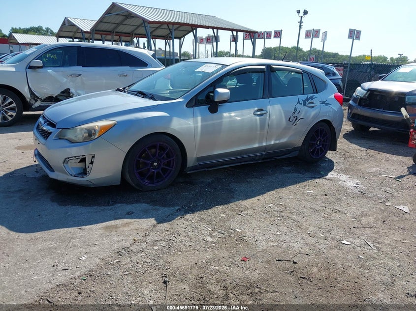 Vin: jf1gpac63ch209356, lot: 46190403, subaru impreza 2.0i premium 20122