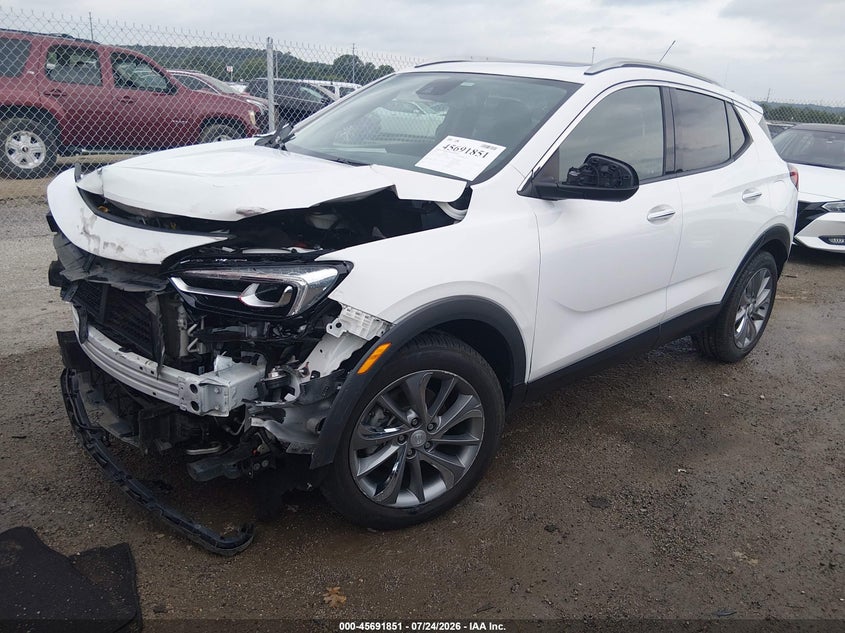 Vin: kl4mmfsl8mb155786, lot: 46190479, buick encore gx fwd essence 20212