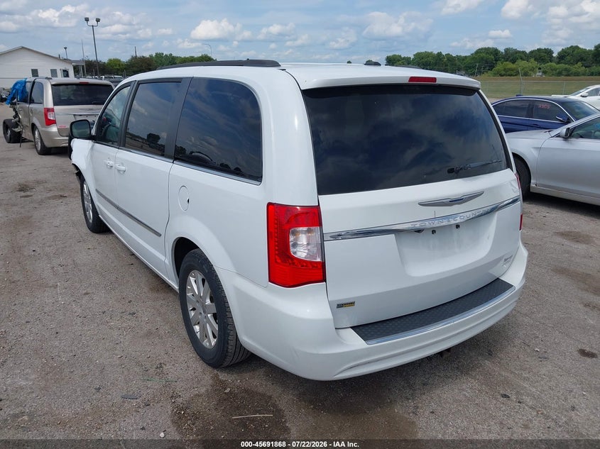 Vin: 2c4rc1bgxgr287930, lot: 46190496, chrysler town & country touring 20163