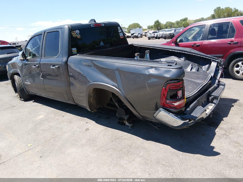 Vin: 1c6srfdt3ln271137, lot: 46190511, ram 1500 laramie  4x4 6'4 box 20203