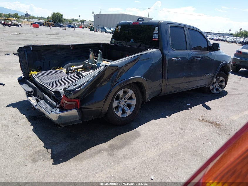 Vin: 1c6srfdt3ln271137, lot: 46190511, ram 1500 laramie  4x4 6'4 box 20204
