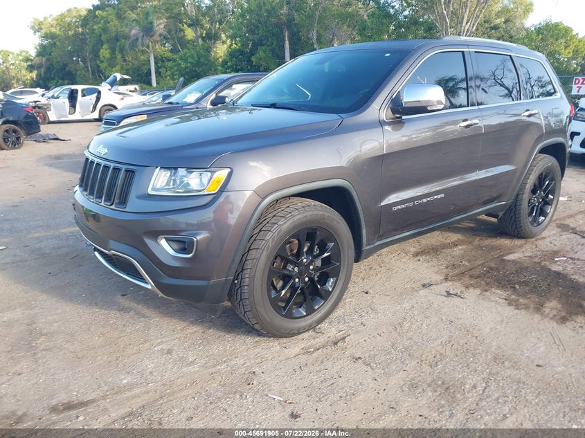 2015 Jeep Grand Cherokee, Удар спереди, IAAI, VIN 1C4RJFBG2FC939966 — фото 2
