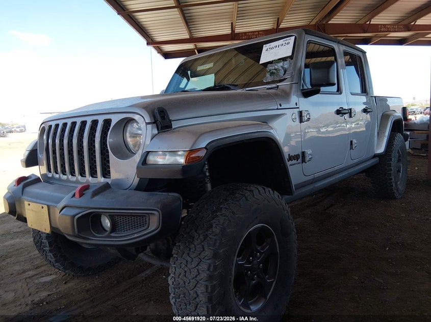 Vin: 1c6hjtag0ll212694, lot: 46190548, jeep gladiator sport s 4x4 20202