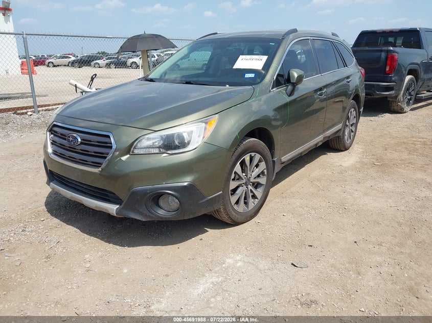 Vin: 4s4bsatc2h3302796, lot: 46190616, subaru outback 2.5i touring 20172