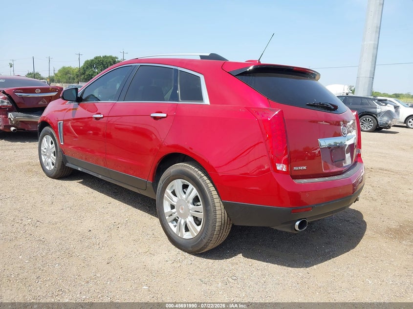 Vin: 3gyfnbe39fs560489, lot: 46190617, cadillac srx luxury collection 20153