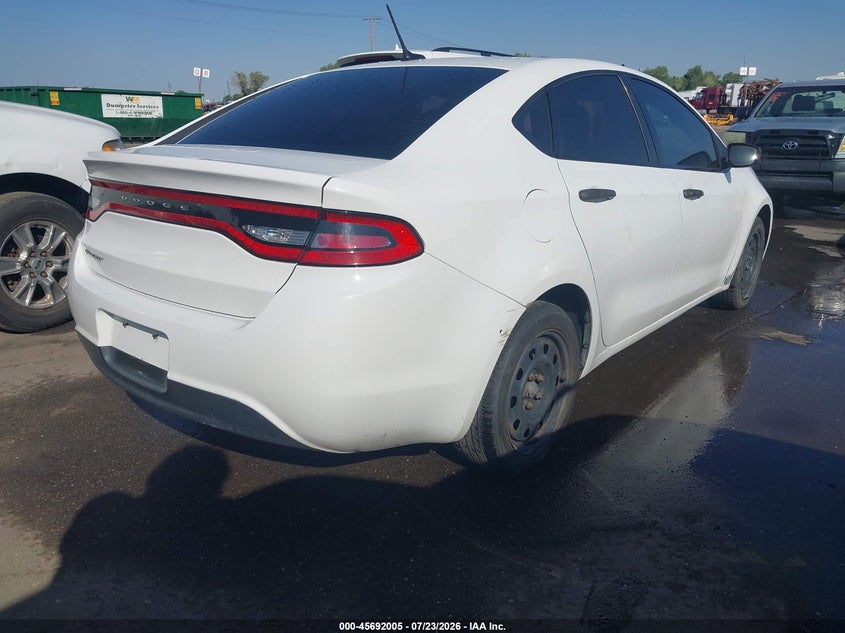 Vin: 1c3cdfaa8dd314641, lot: 46190633, dodge dart se 20134