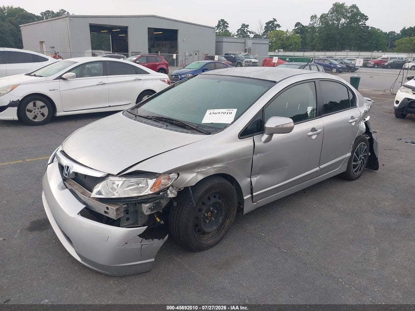2007 Honda Civic, Обычный износ, IAAI, VIN JHMFA36217S029425 — фото 2