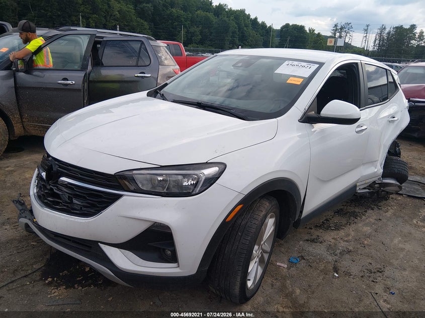 Vin: kl4mmbs27pb032419, lot: 46190649, buick encore gx preferred fwd 20232