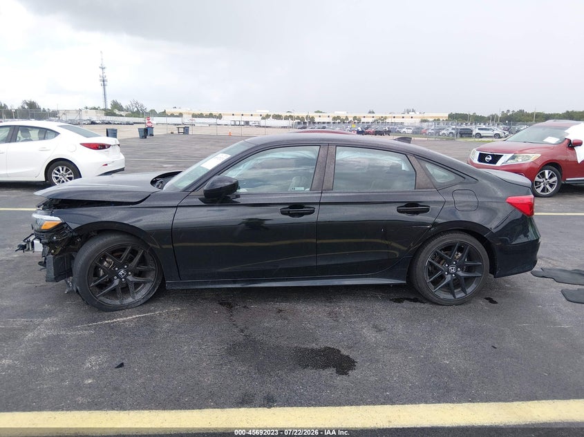HONDA CIVIC 2022 VIN 2HGFE2F54NH576527