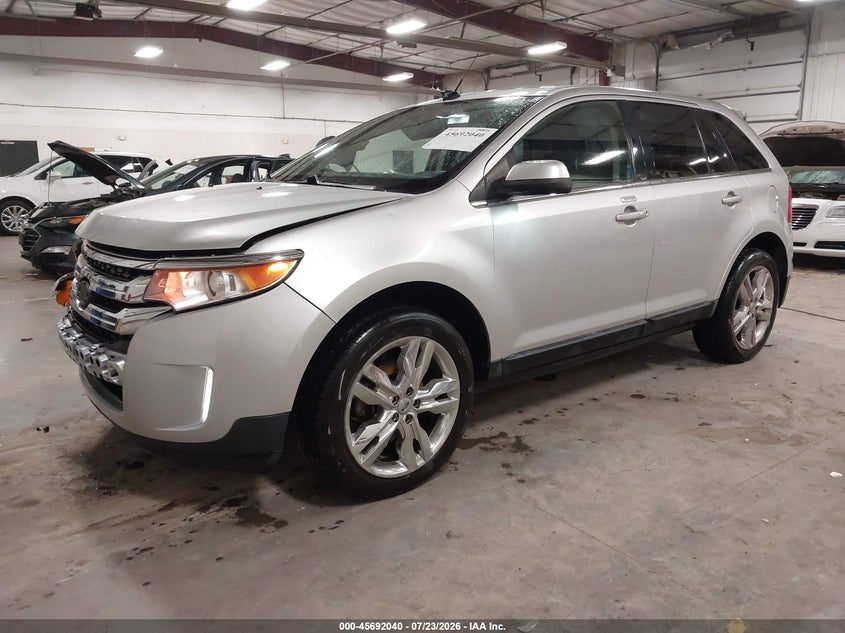 Vin: 2fmdk4kc6ebb41070, lot: 46190669, ford edge limited 20142