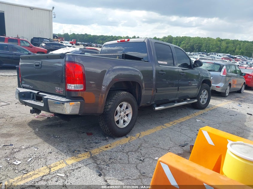 Vin: 3gtp1ve05bg285617, lot: 46190679, gmc sierra 1500 sle 20114