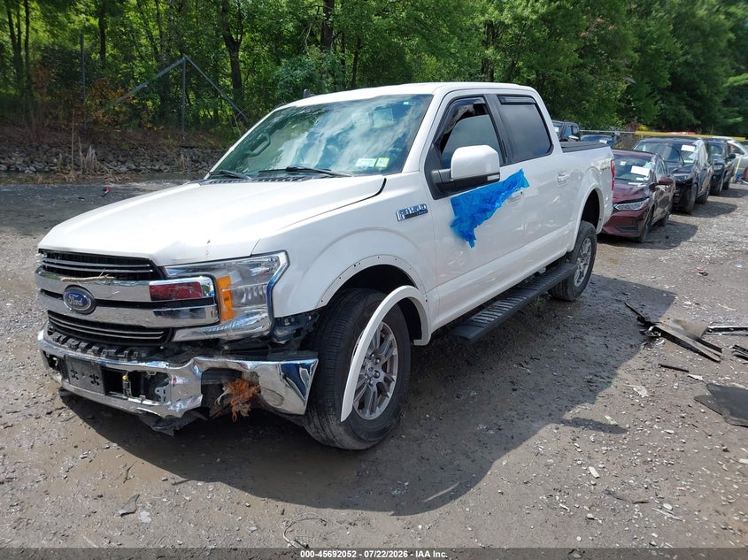 2019 Ford F-150, Left Side, IAAI, VIN 1FTEW1E42KFC00450 — photo 2