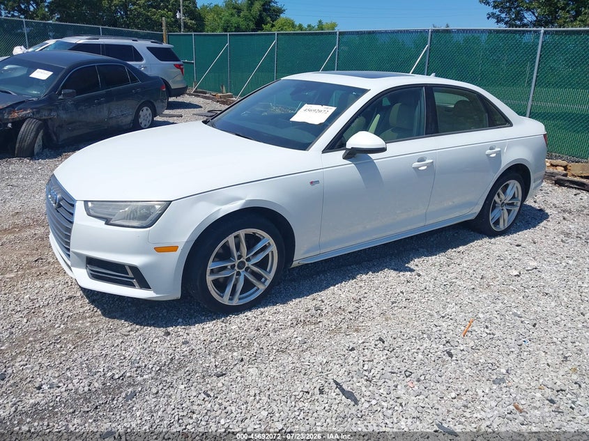 Vin: waukmaf47hn056798, lot: 46190700, audi a4 season of audi ultra premium 20172