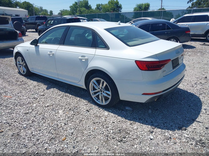 Vin: waukmaf47hn056798, lot: 46190700, audi a4 season of audi ultra premium 20173