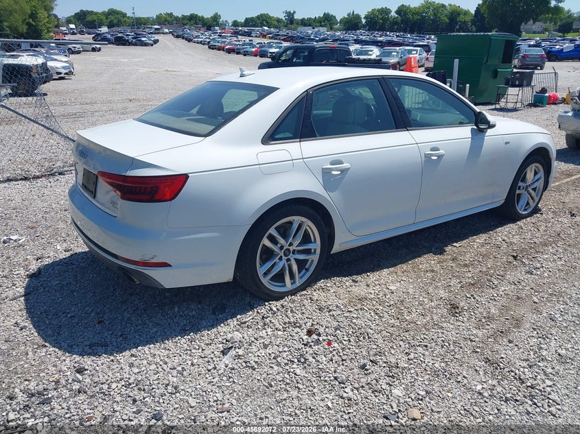 Vin: waukmaf47hn056798, lot: 46190700, audi a4 season of audi ultra premium 20174